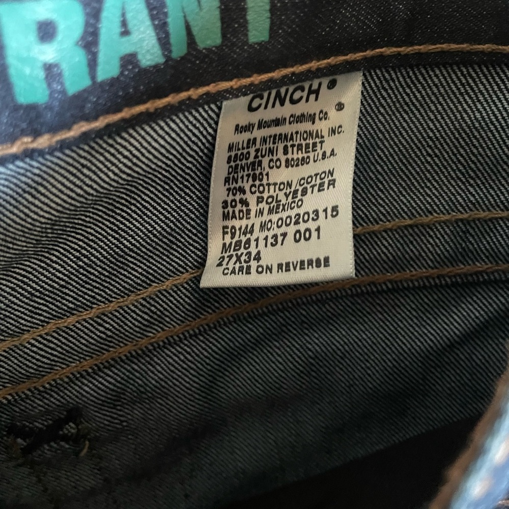 Cinch jean’s